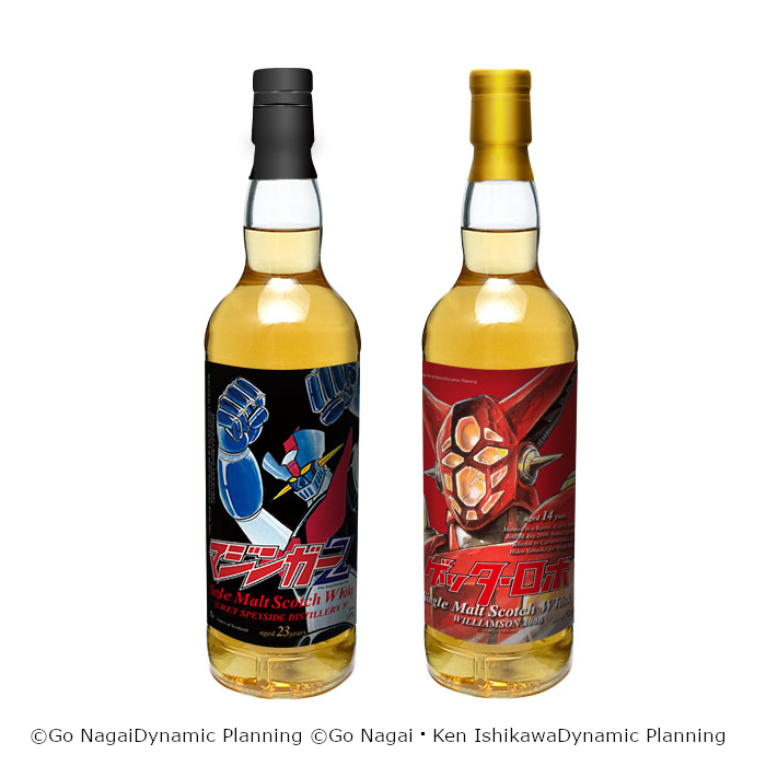 ウイスキーミュウ マジンガーz と ゲッターロボ の限定ウイスキーを発売 Sake Mania ウイスキーミュウ マジンガーz と ゲッターロボ の限定ウイスキーを発売 Sake Mania