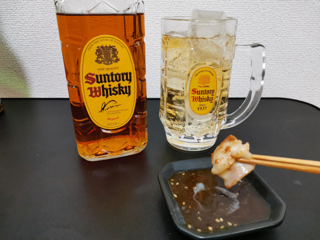 焼肉とお酒のペアリング　角ハイボール