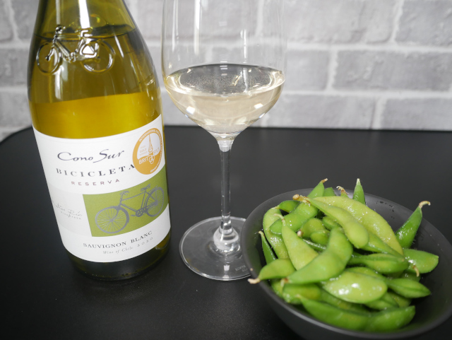枝豆のペアリング　白ワイン