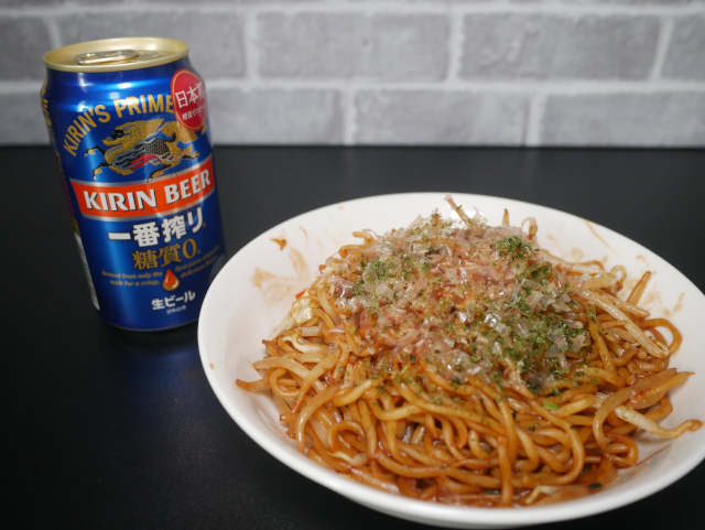 焼きそば ペアリング ビール