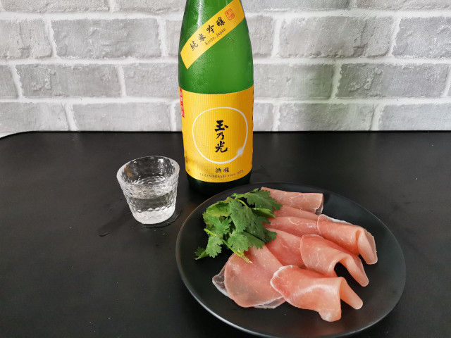 ペアリング_生ハム　日本酒