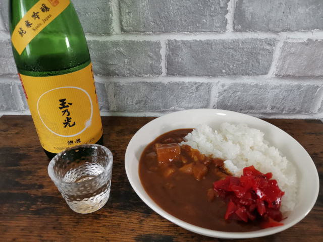 お酒_カレー_日本酒