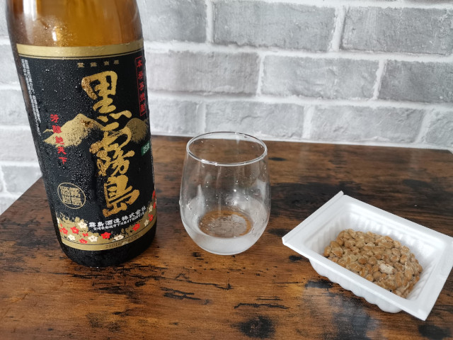 ペアリング_納豆　芋焼酎