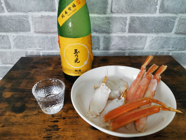 カニと日本酒のペアリング