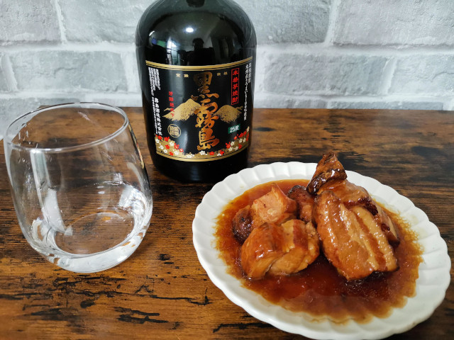 ペアリング_豚の角煮 芋焼酎